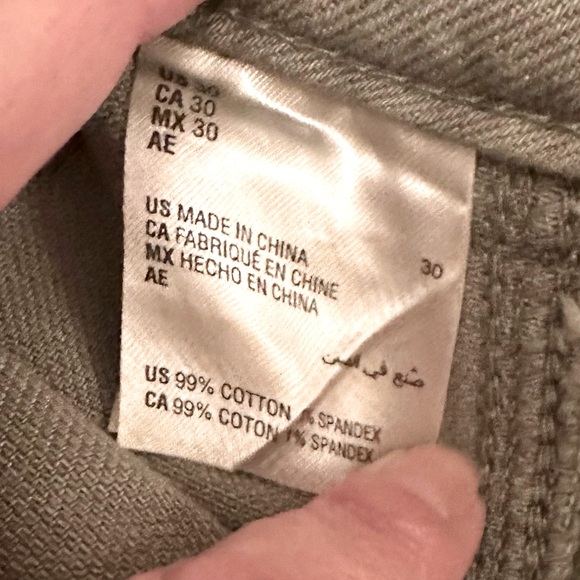 And Now This Olive Green High Rise Wide Leg Pants with Stretch - Picture 7 of 12